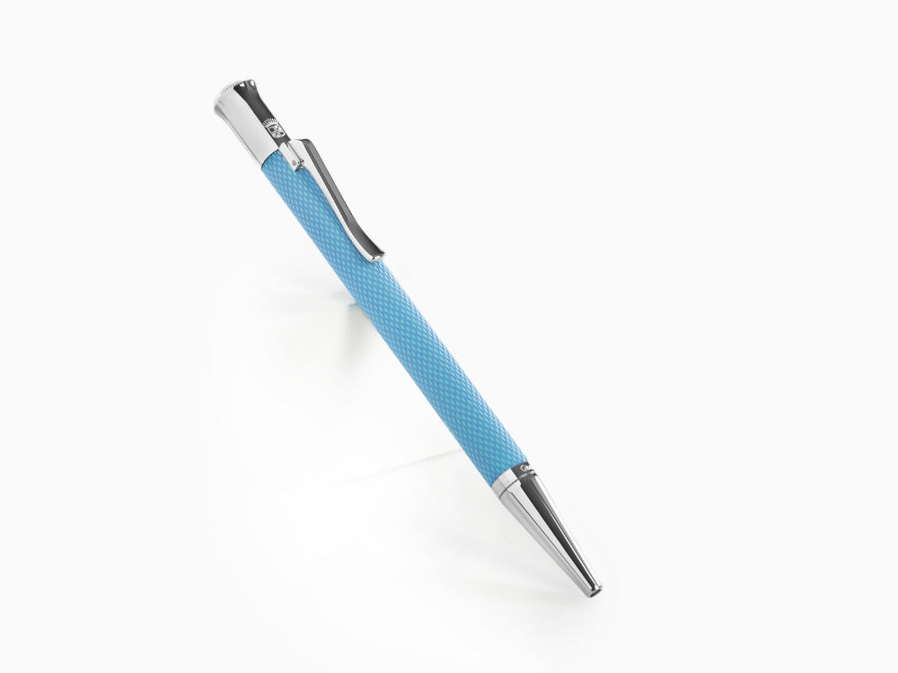Bolígrafo Graf von Faber-Castell Guilloche Gulf Blue, Resina preciosa, 145265