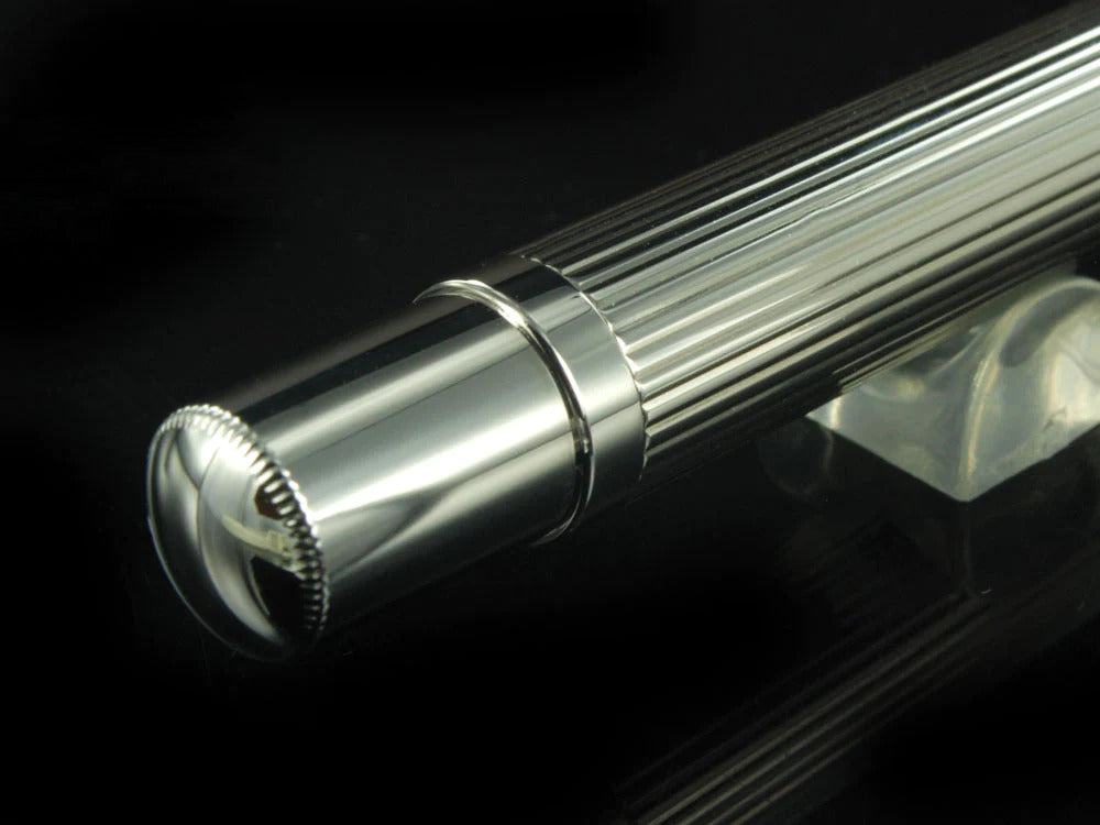 Roller Graf von Faber-Castell Classic, Adornos en platino, 145512