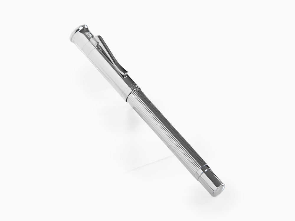 Estilográfica Graf von Faber-Castell Classic, Adornos platino