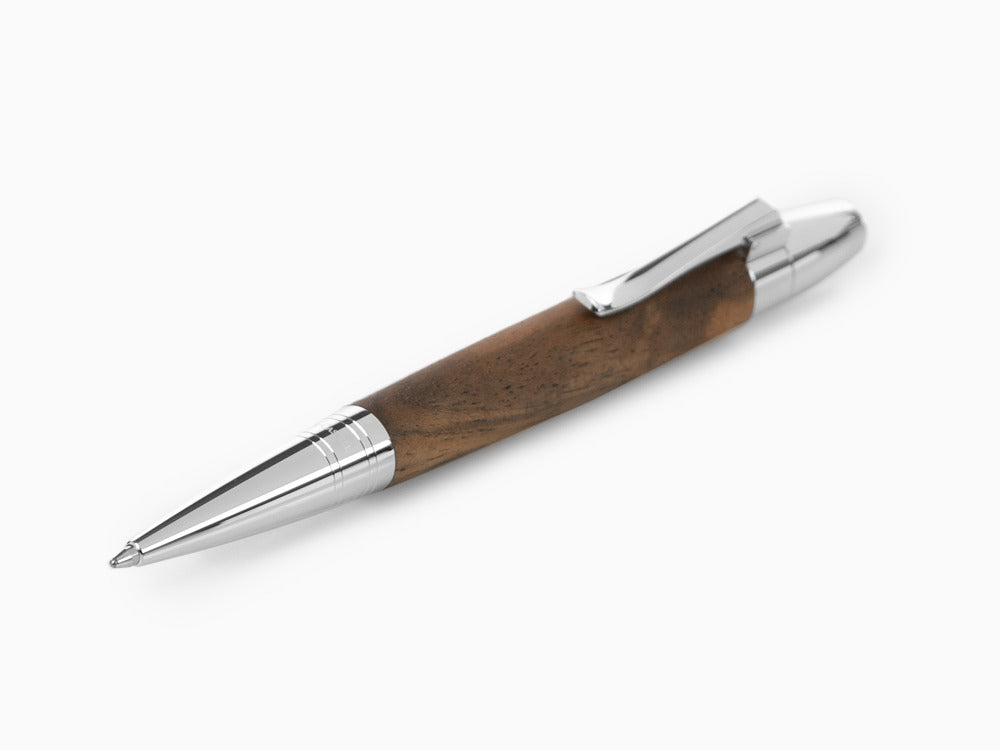 Bolígrafo Graf von Faber-Castell Magnum, Madera de nogal, Platino, 146387