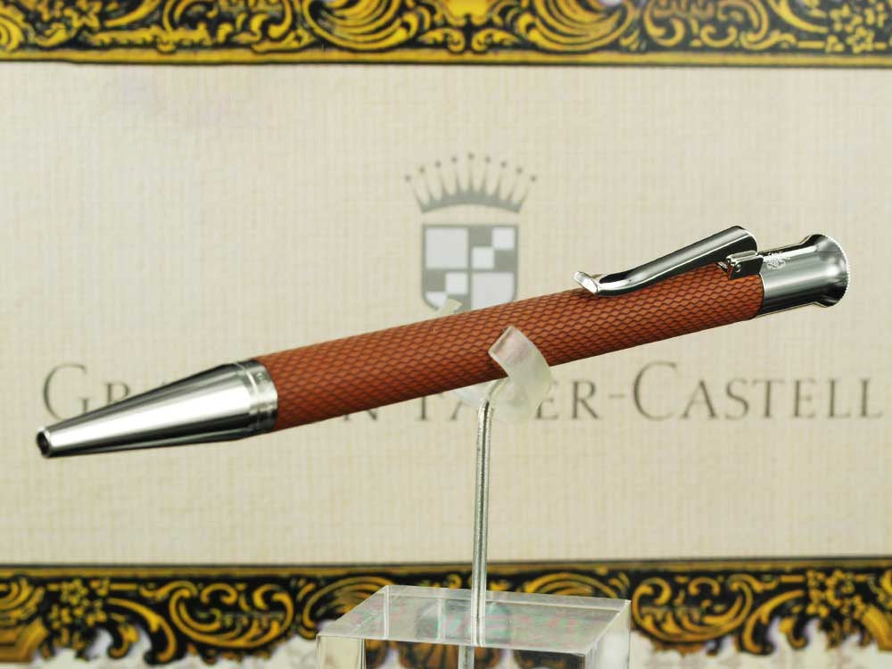 Bolígrafo Graf von Faber-Castell Guilloche, Resina preciosa, Coñac, 146535