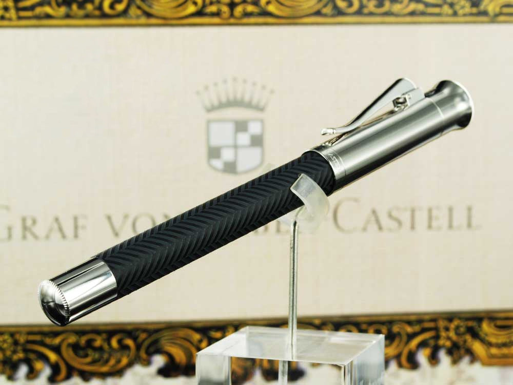 Estilográfica Graf von Faber-Castell Guilloche Ciselé, Antracita, 146700