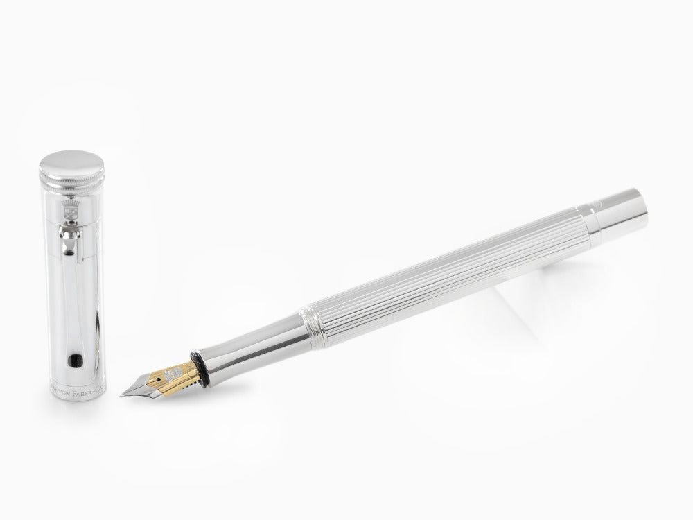 Pluma Estilográfica Graf von Faber-Castell Classic, Plata .925, 148570