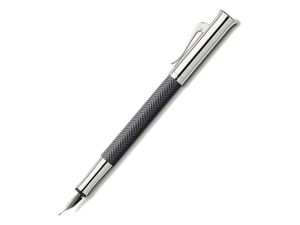 Estilográfica Graf von Faber-Castell Guilloche Ciselé, Antracita, 146700