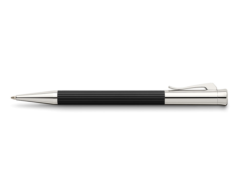 Bolígrafo Graf von Faber-Castell Tamitio, Metal, Acanalado, Negro, 141580