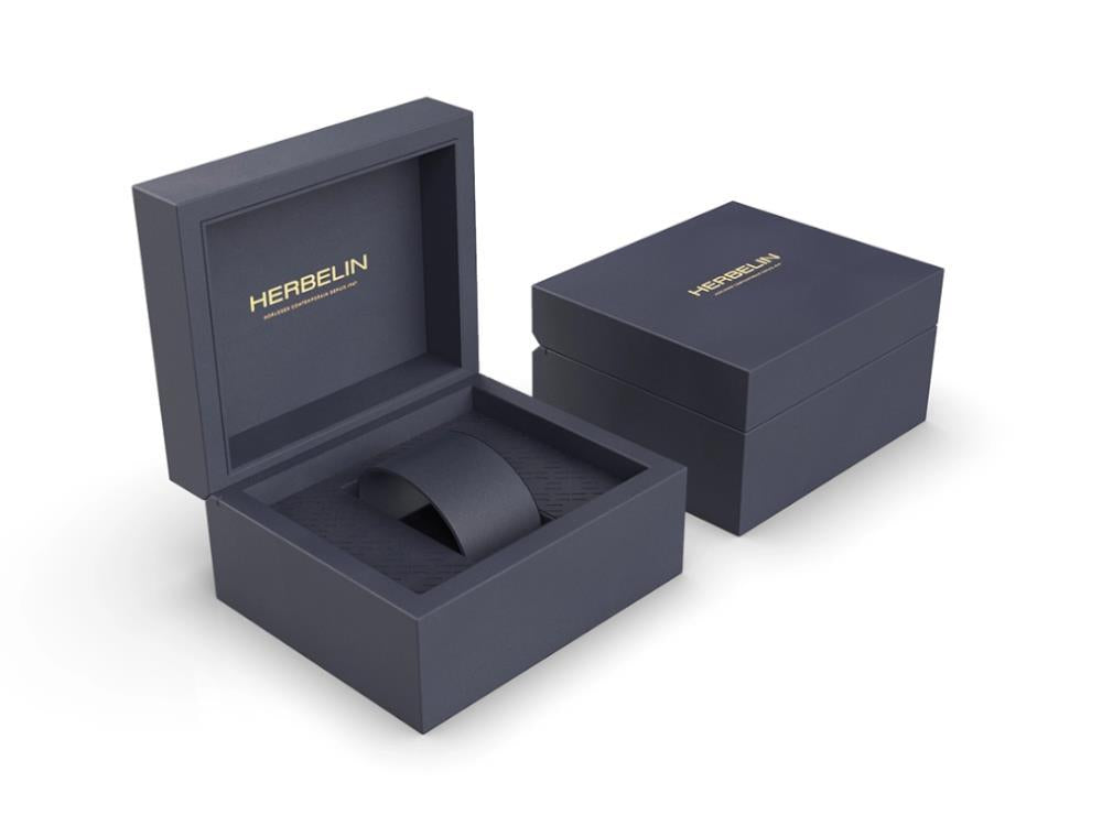 Reloj de Cuarzo Herbelin Cap Camarat, Acero Inoxidable, Negro, 33 mm, 14545BTR49