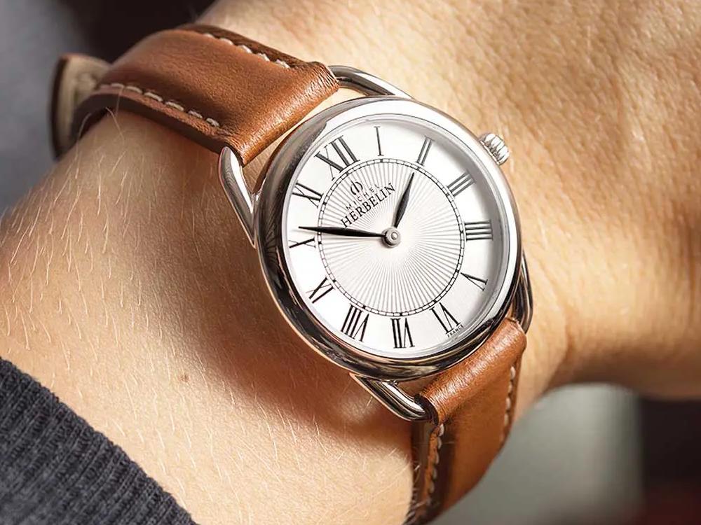 Reloj de Cuarzo Herbelin Equinoxe, Acero Inoxidable 316L, Blanco,17497AP08GD
