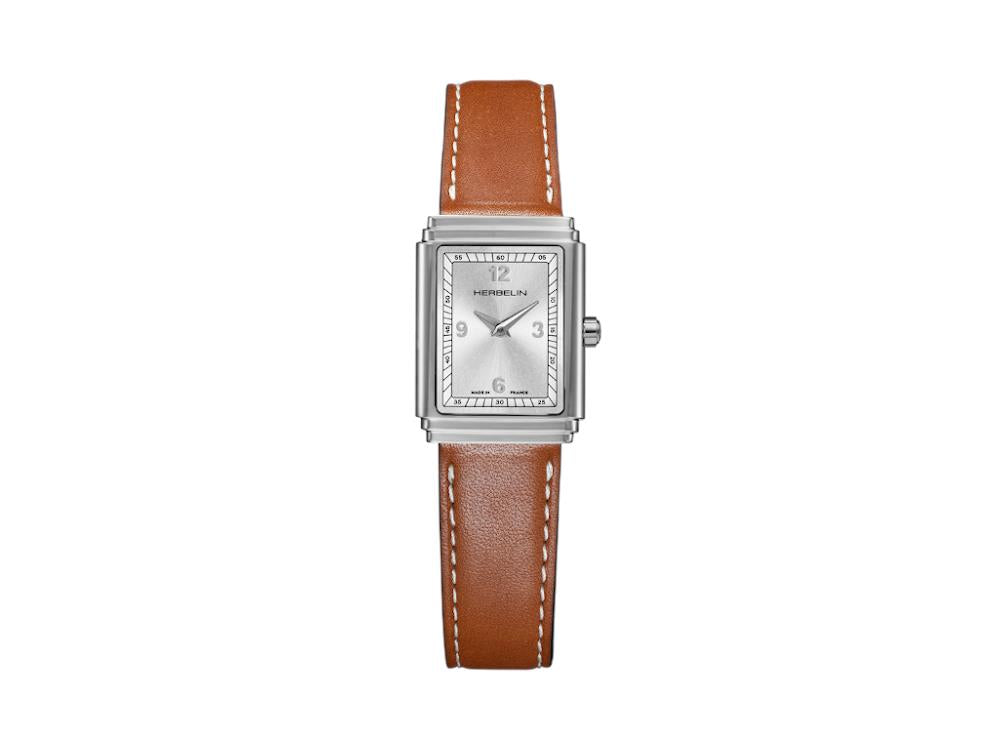 Reloj de Cuarzo Herbelin Art Déco, Plata, 29,5 mm, 17577AP22GD