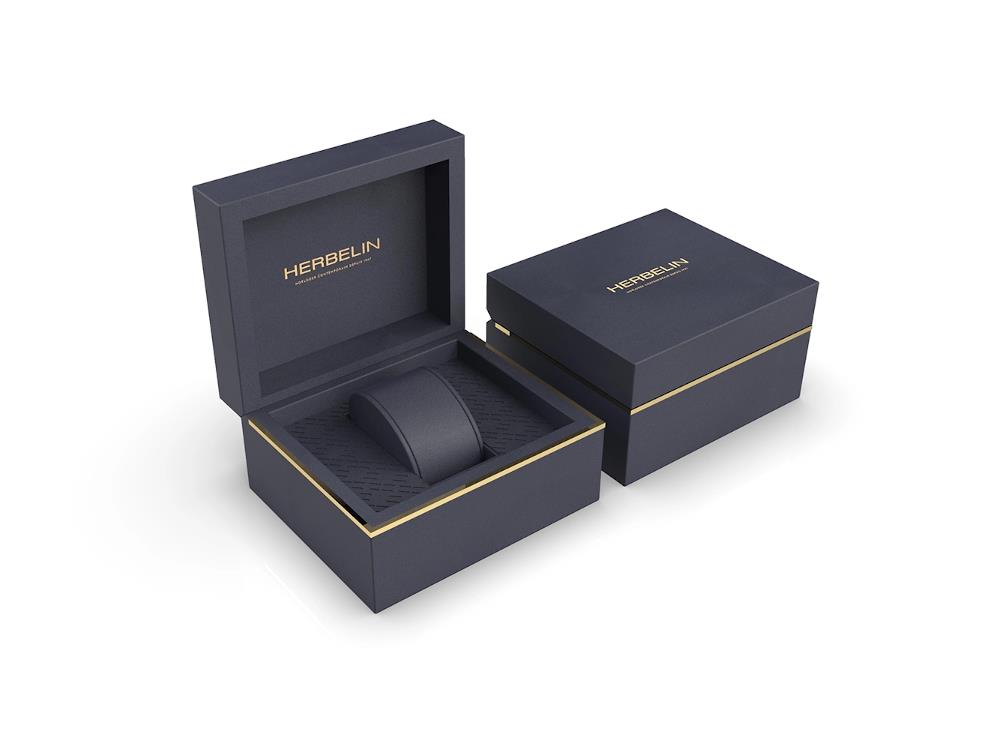 Reloj Automático Herbelin Newport, Azul, 42 mm, Día, 1768A15CB