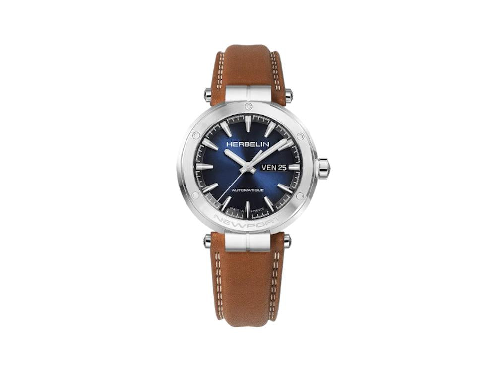 Reloj Automático Herbelin Newport, Azul, 42 mm, Día, 1768A15GD