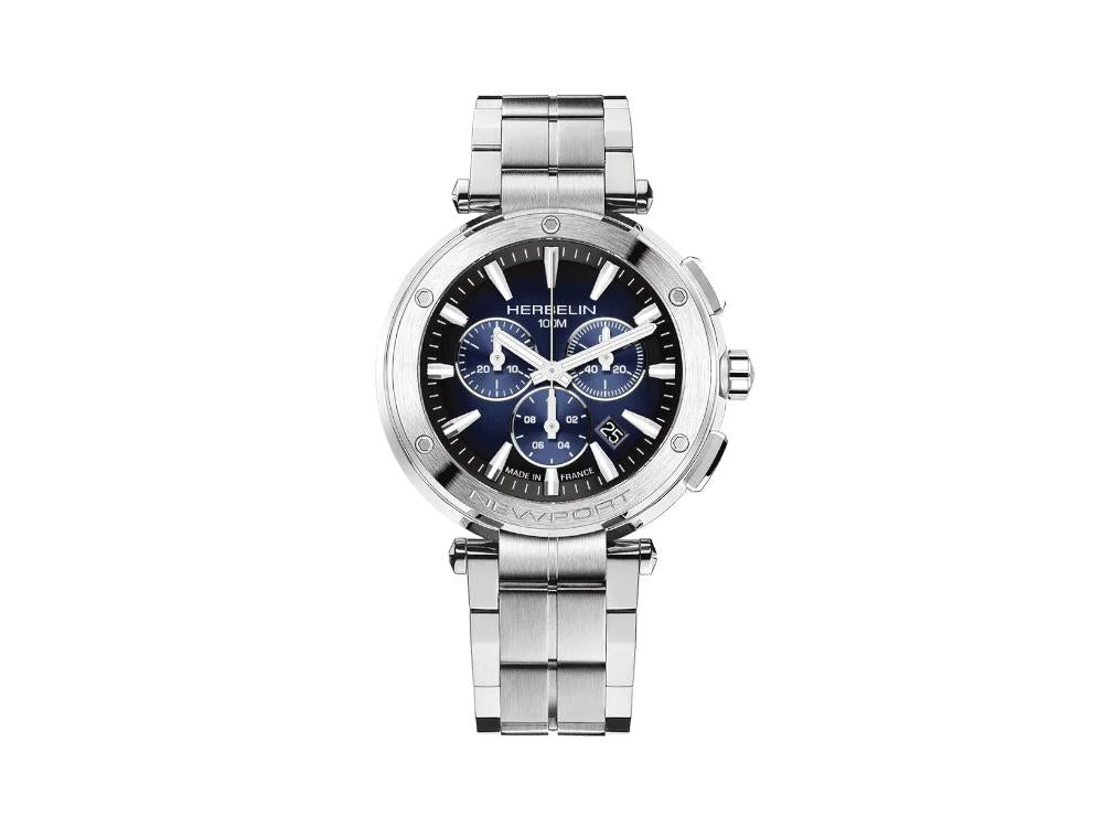 Reloj de Cuarzo Herbelin Newport Chrono, Azul, 43 mm, 37688B35