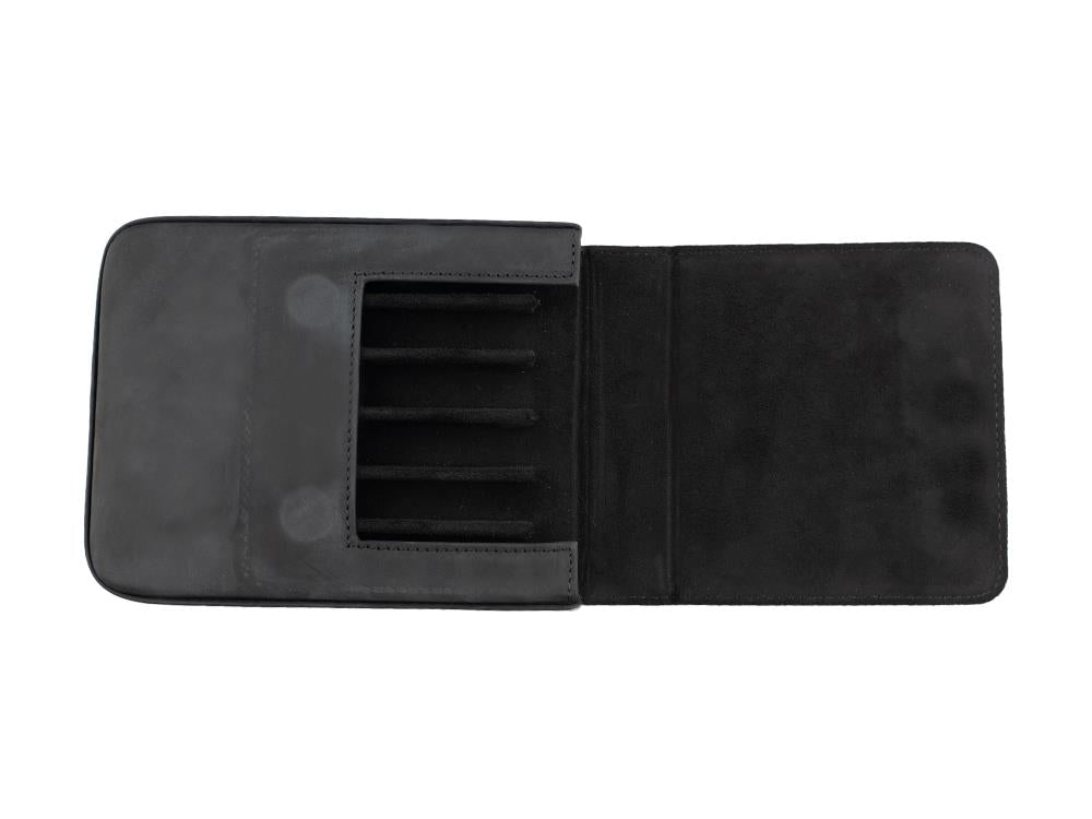 Estuche Iguana Negro 6, PEN-CASE-BLACK-6