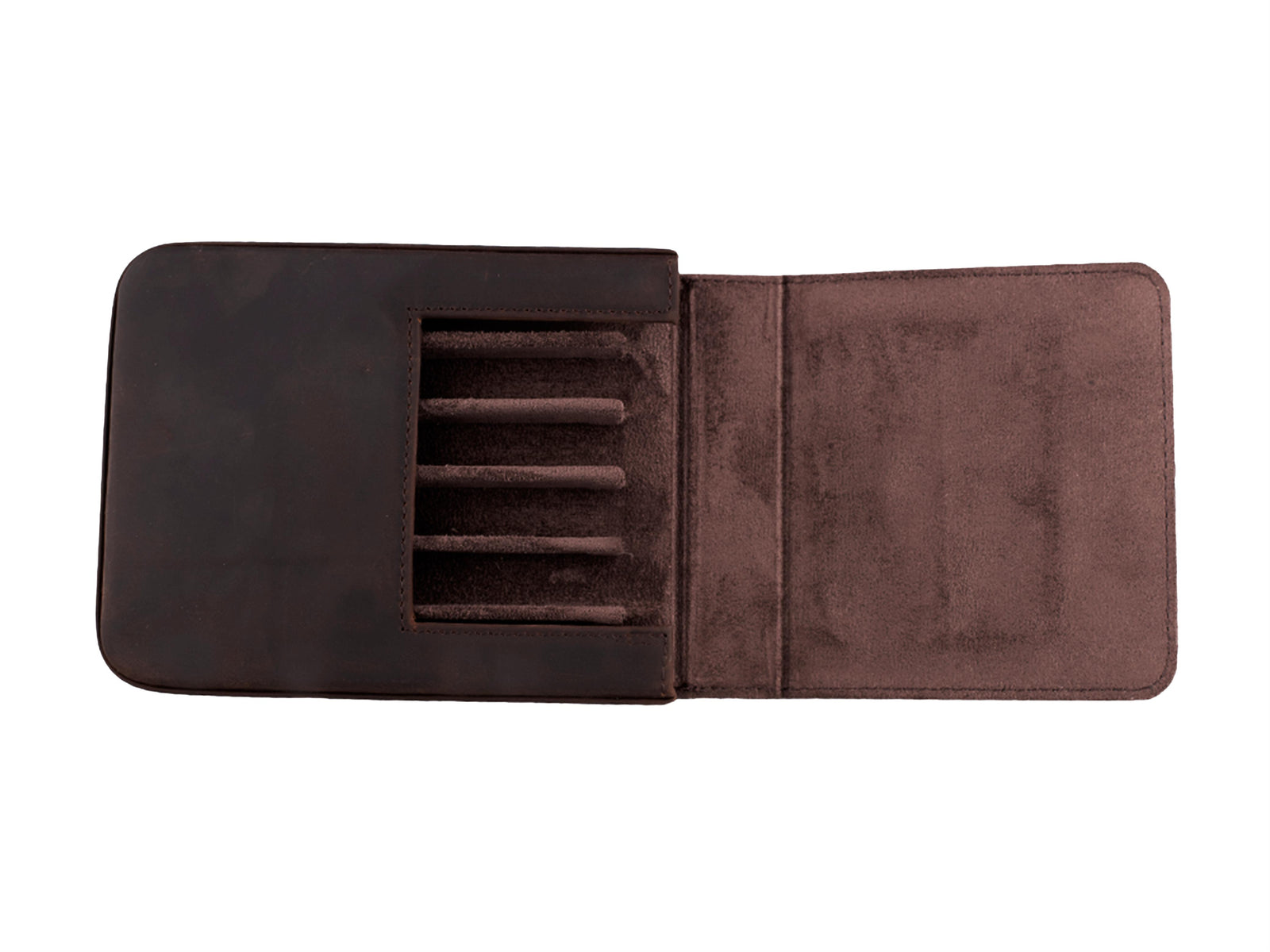 Estuche Iguana Marrón 6, PEN-CASE-BROWN-6