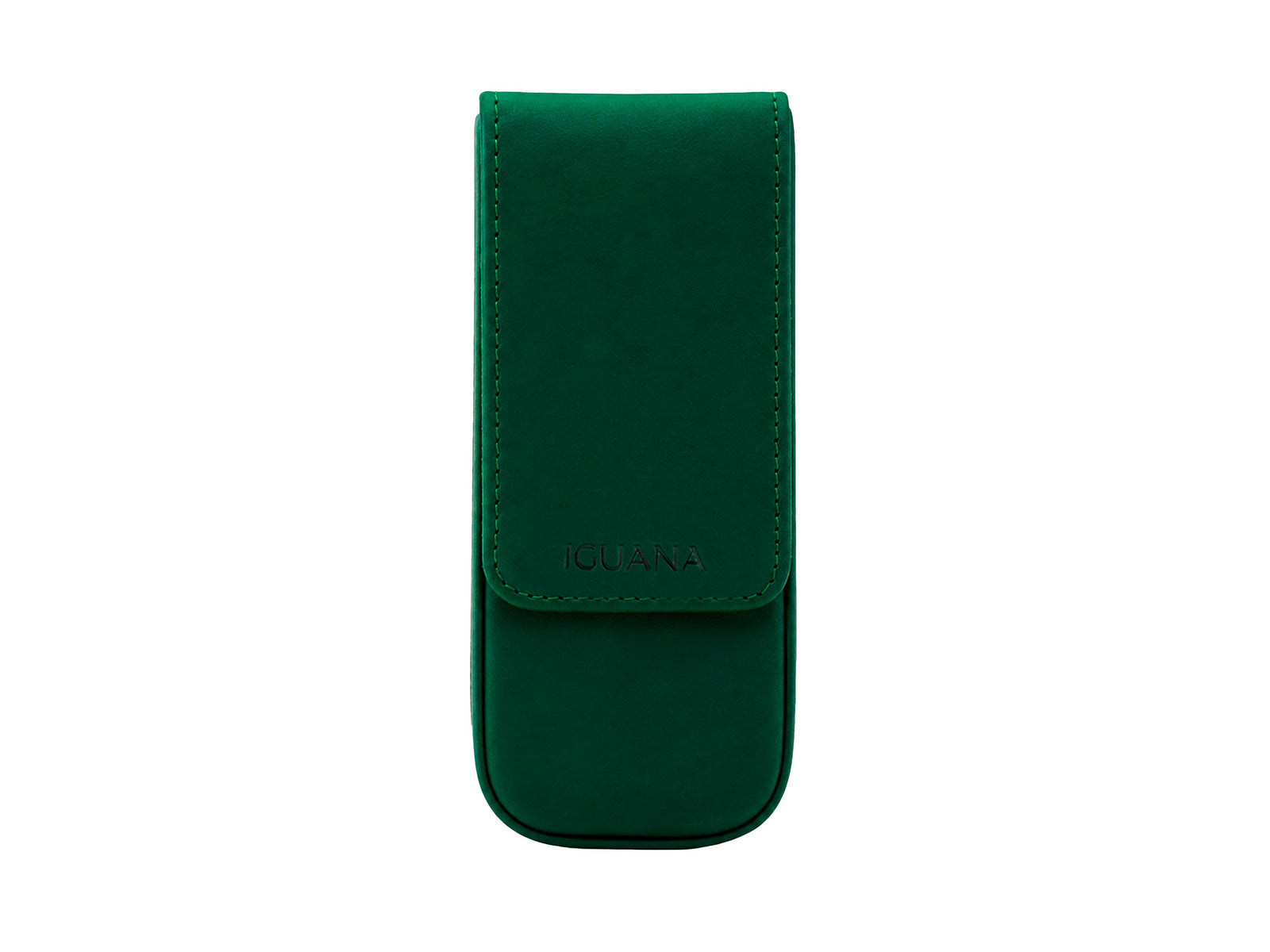 Estuche Iguana Verde para 3 piezas de escritura, PEN-CASE-GREEN-3