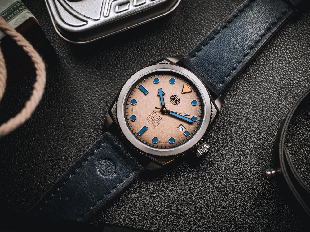 Reloj Automático Indie Watch Zillertal, Marrón, 40 mm, 163K