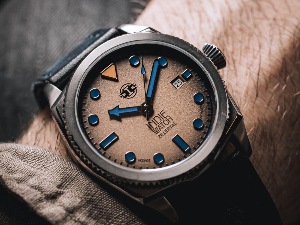 Reloj Automático Indie Watch Zillertal, Marrón, 40 mm, 163K
