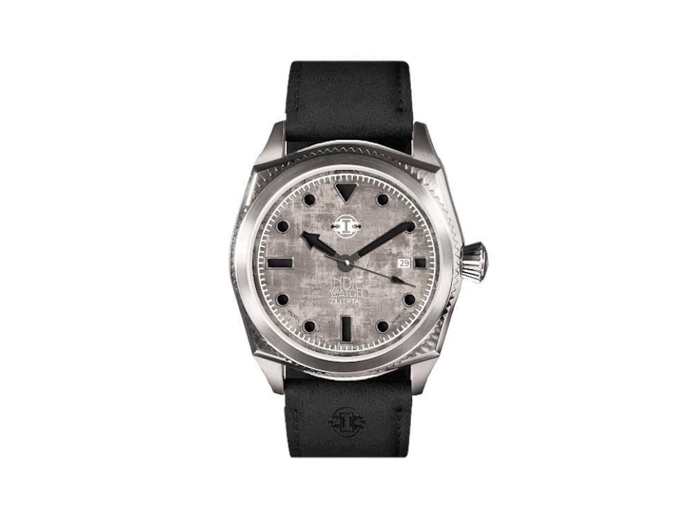 Reloj Automático Indie Watch Zillertal, Gris, 40 mm, 163Z