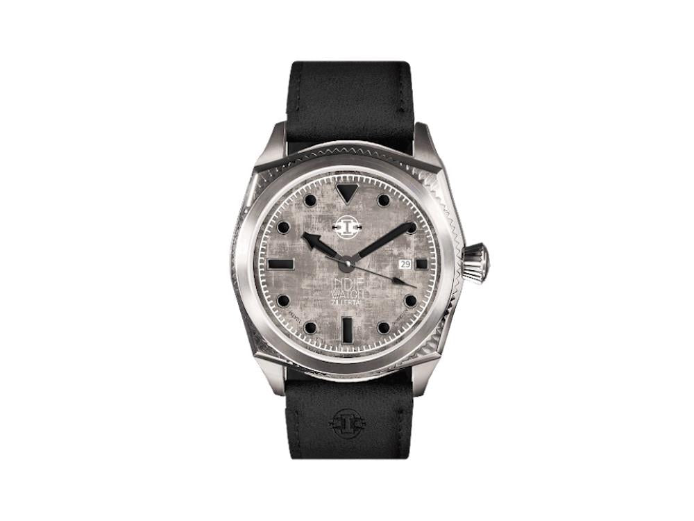 Reloj Automático Indie Watch Zillertal, Gris, 40 mm, 163Z