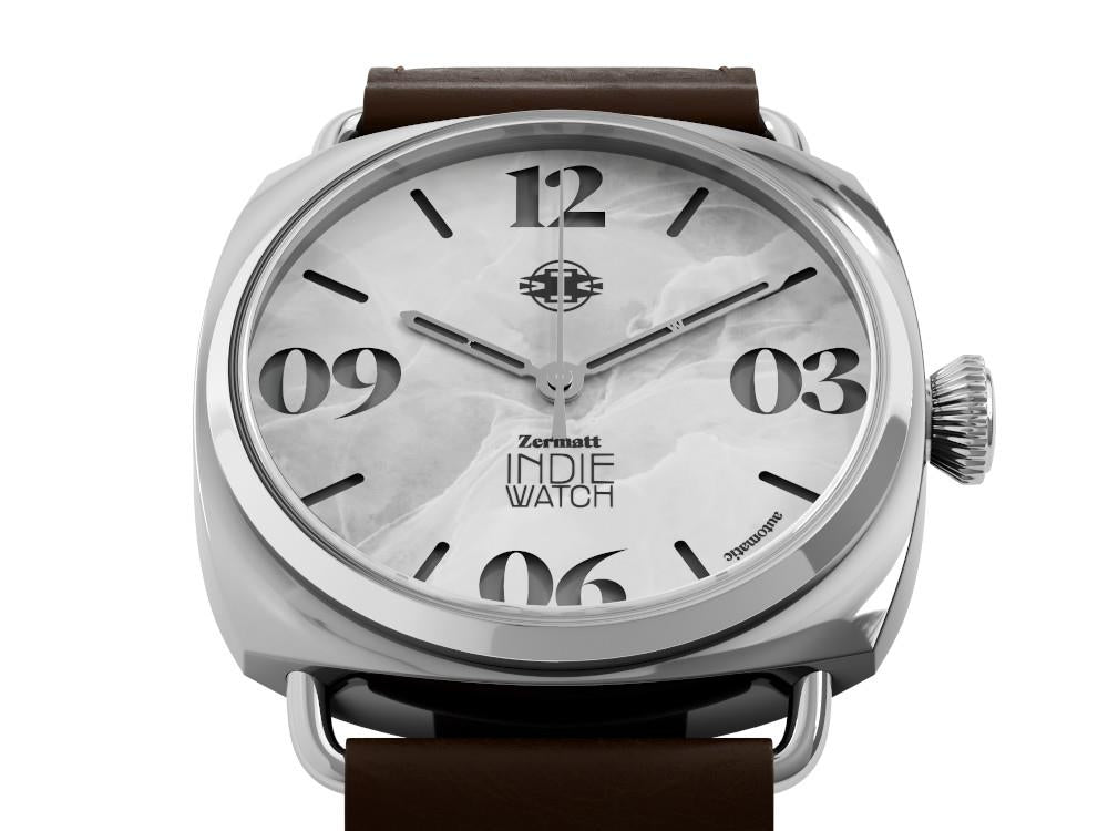 Reloj Automático Indie Watch Zermatt, Blanco, 44 mm, 31G