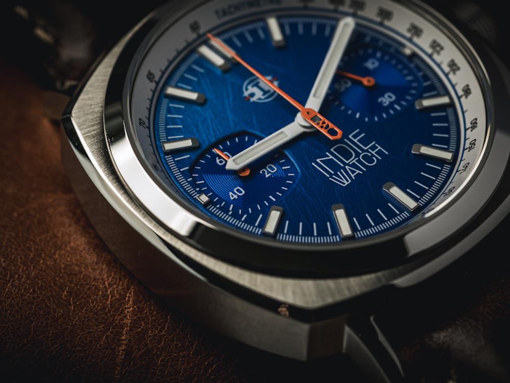 Reloj de Cuarzo Indie Watch Strum, Azul, 42 mm, Cronógrafo, 521K