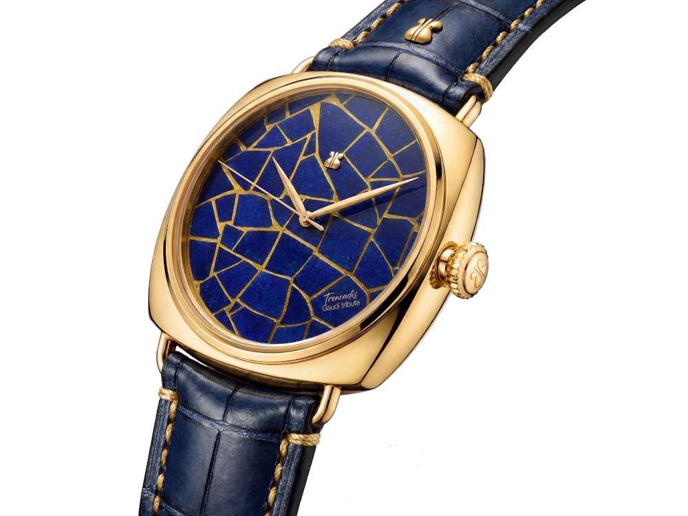 Reloj Automático Indie Watch Trencadís Lapislázuli, Azul, 44 mm, TRDISLAP01