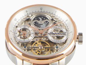 Reloj Automático Ingersoll 1892-Jazz, 42 mm, PVD Oro Rosa, Gris, 5 atm, I07706