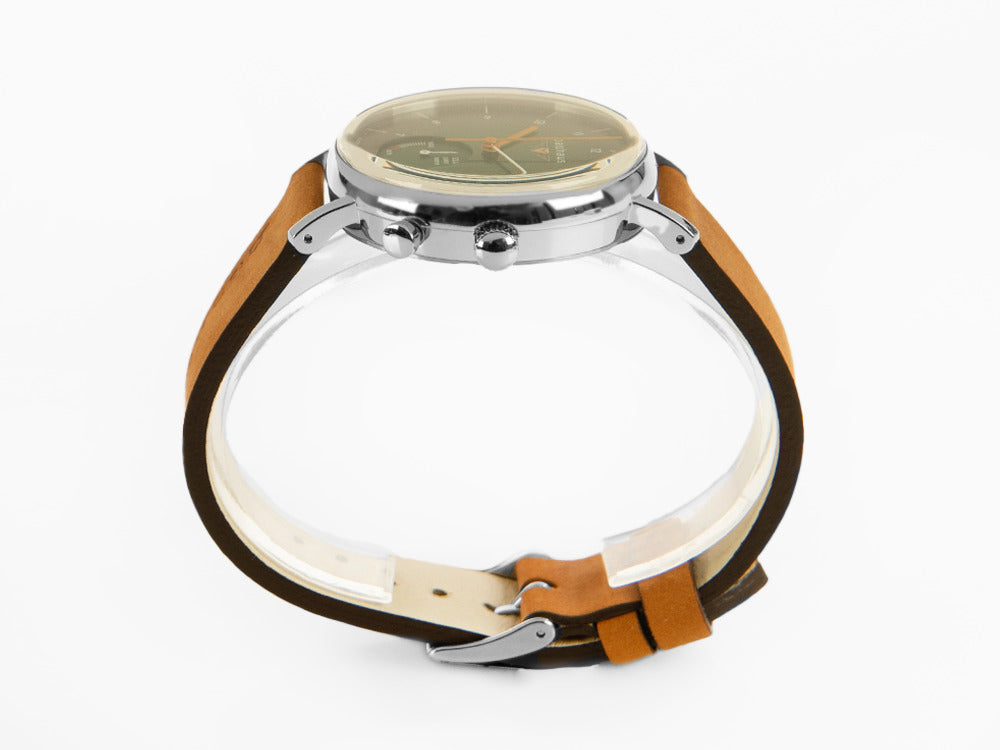 Reloj de Cuarzo Bauhaus, Verde, 41 mm, Día, 2112-4