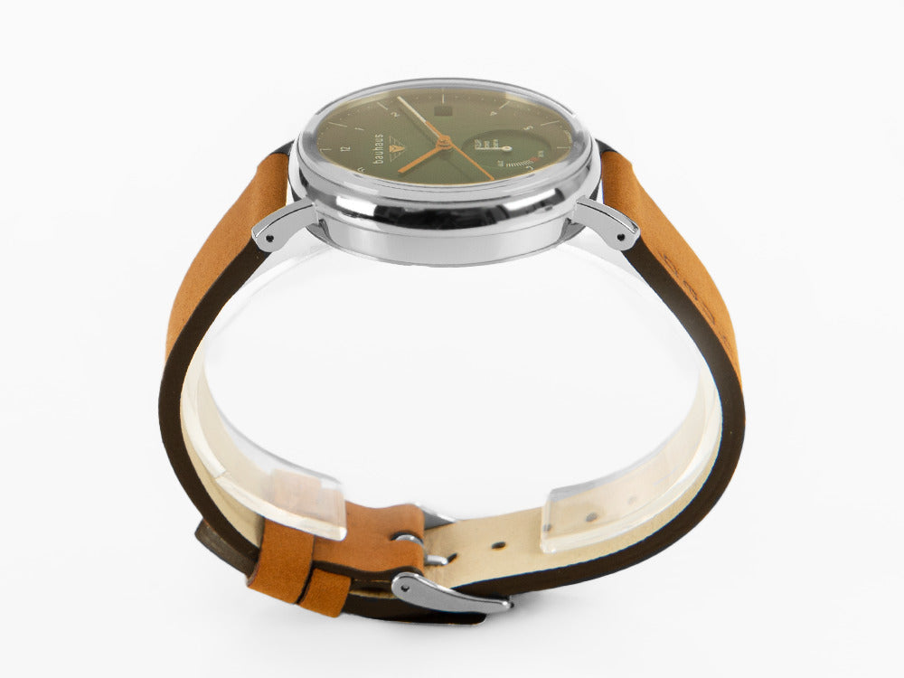 Reloj de Cuarzo Bauhaus, Verde, 41 mm, Día, 2112-4