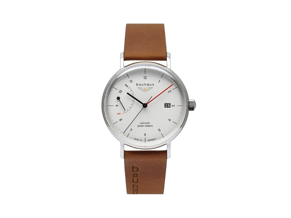 Reloj Automático Bauhaus, Blanco, 41 mm, Día, 2160-1