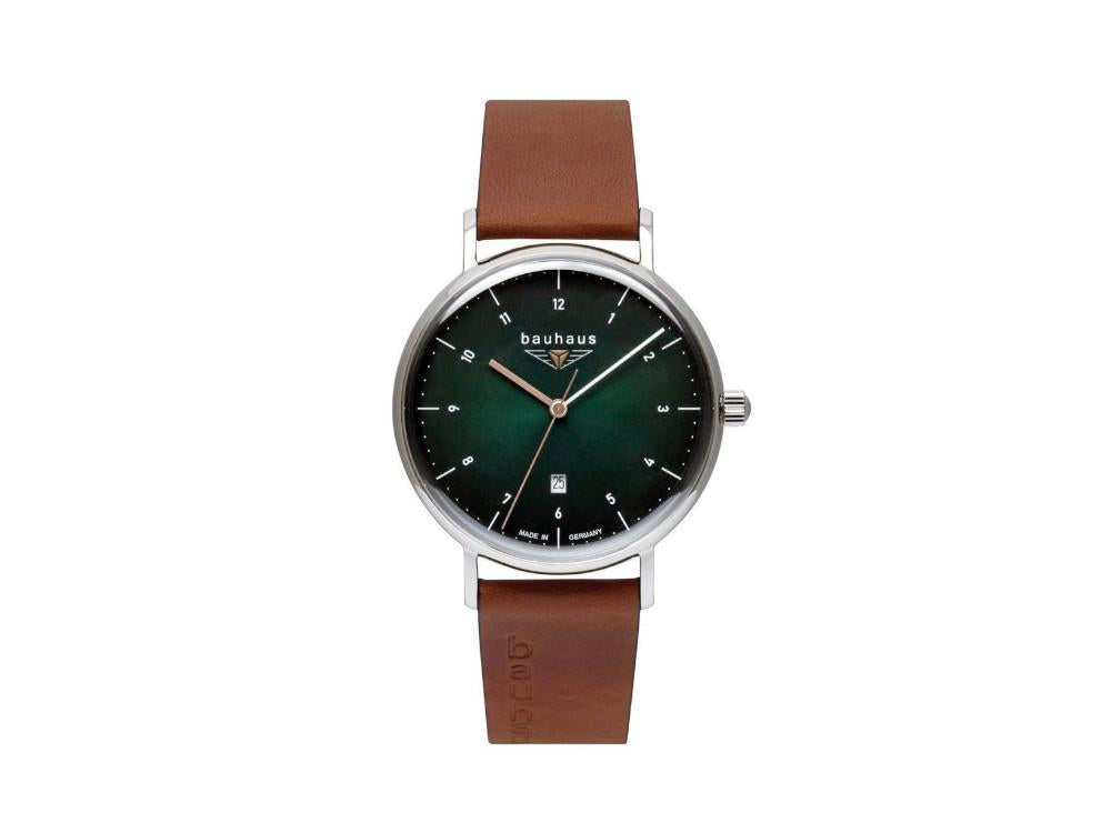 Reloj de Cuarzo Bauhaus, Verde, 41 mm, Día, 2140-4