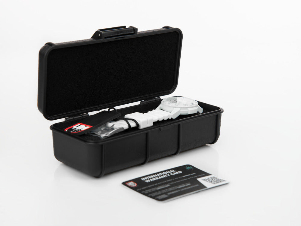 Reloj de Cuarzo Luminox Leatherback Sea Turtle, Blanco, Fibra de vidrio, 39mm