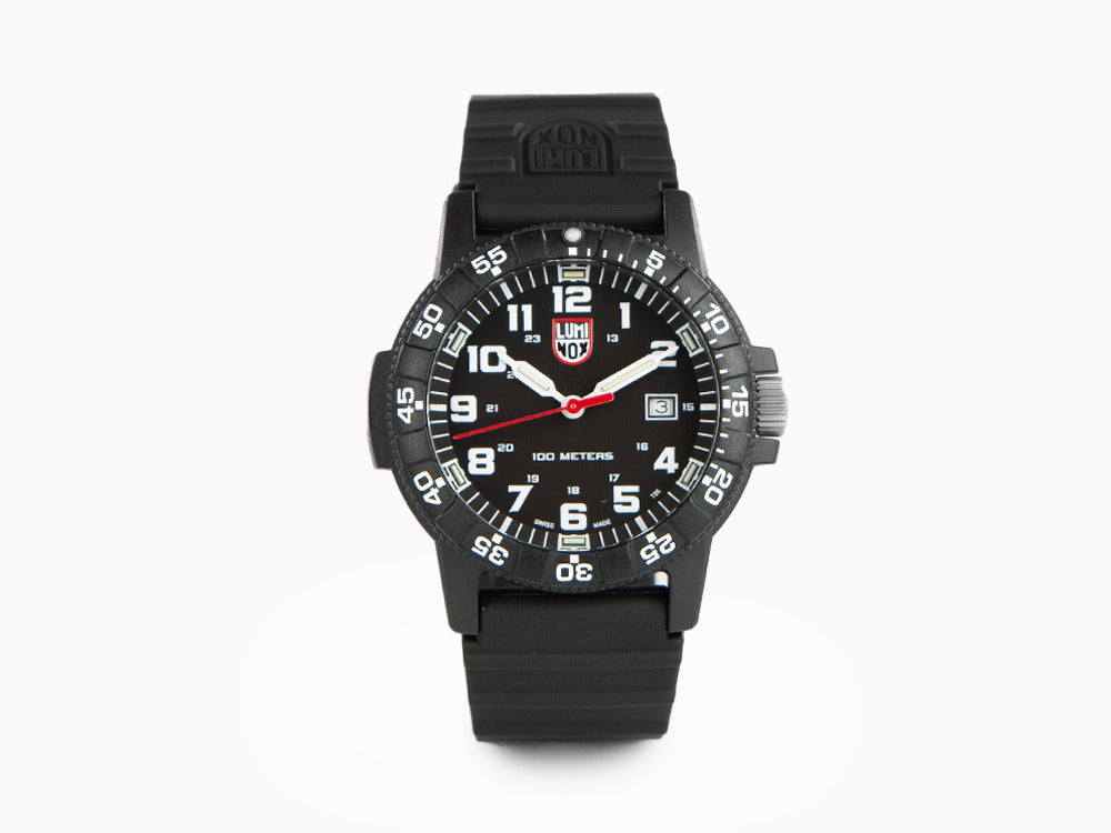 Reloj de Cuarzo Luminox Leatherback Sea Turtle Giant, Negro, Carbono, 44mm