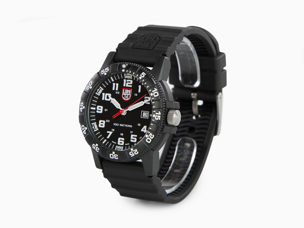 Reloj de Cuarzo Luminox Leatherback Sea Turtle Giant, Negro, Carbono, 44mm