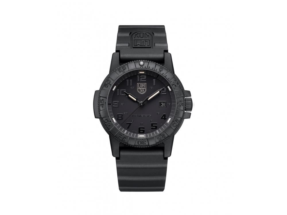 Reloj de Cuarzo Luminox Leatherback Sea Turtle Giant 0320, Negro, Carbono, 44mm