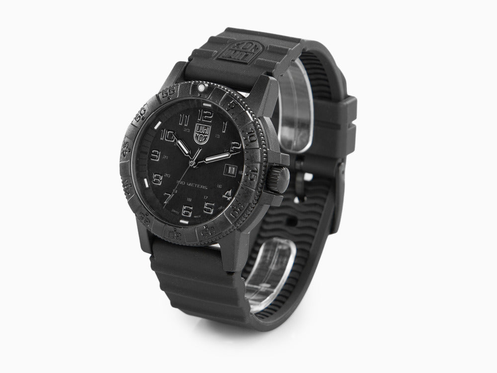 Reloj de Cuarzo Luminox Leatherback Sea Turtle Giant 0320, Negro, Carbono, 44mm