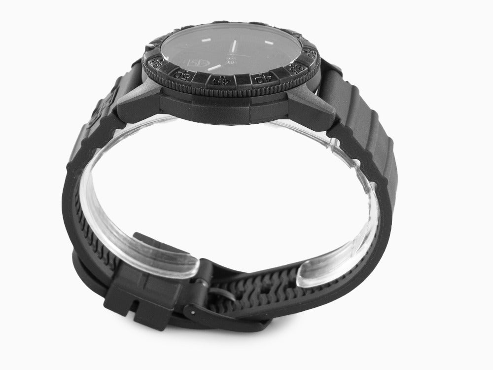 Reloj de Cuarzo Luminox Leatherback Sea Turtle Giant 0320, Negro, Carbono, 44mm
