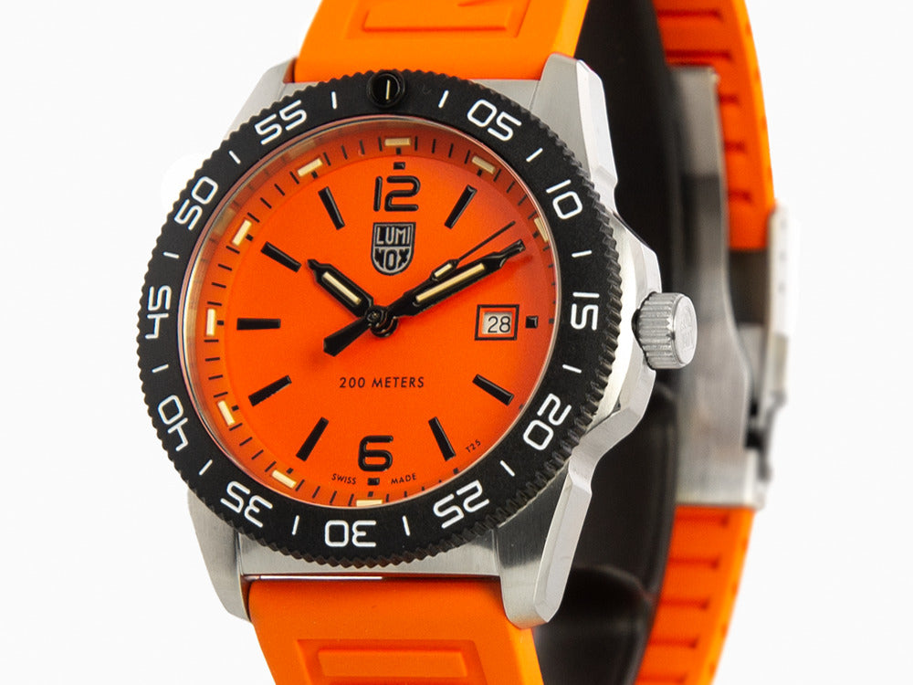 Reloj de Cuarzo Luminox Sea Pacific Diver, Naranja, 44 mm, Día, 20 atm, XS.3129