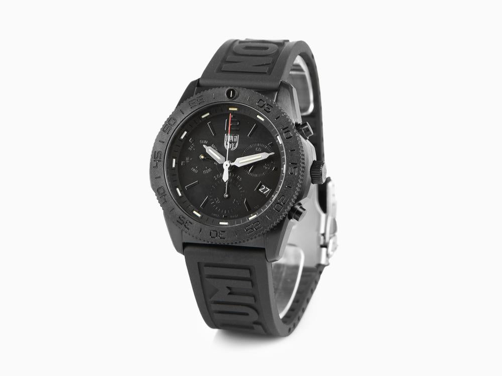 Reloj de Cuarzo Luminox Sea Pacific Diver, Negro, 44 mm, Día, 20 atm, XS.3141.BO