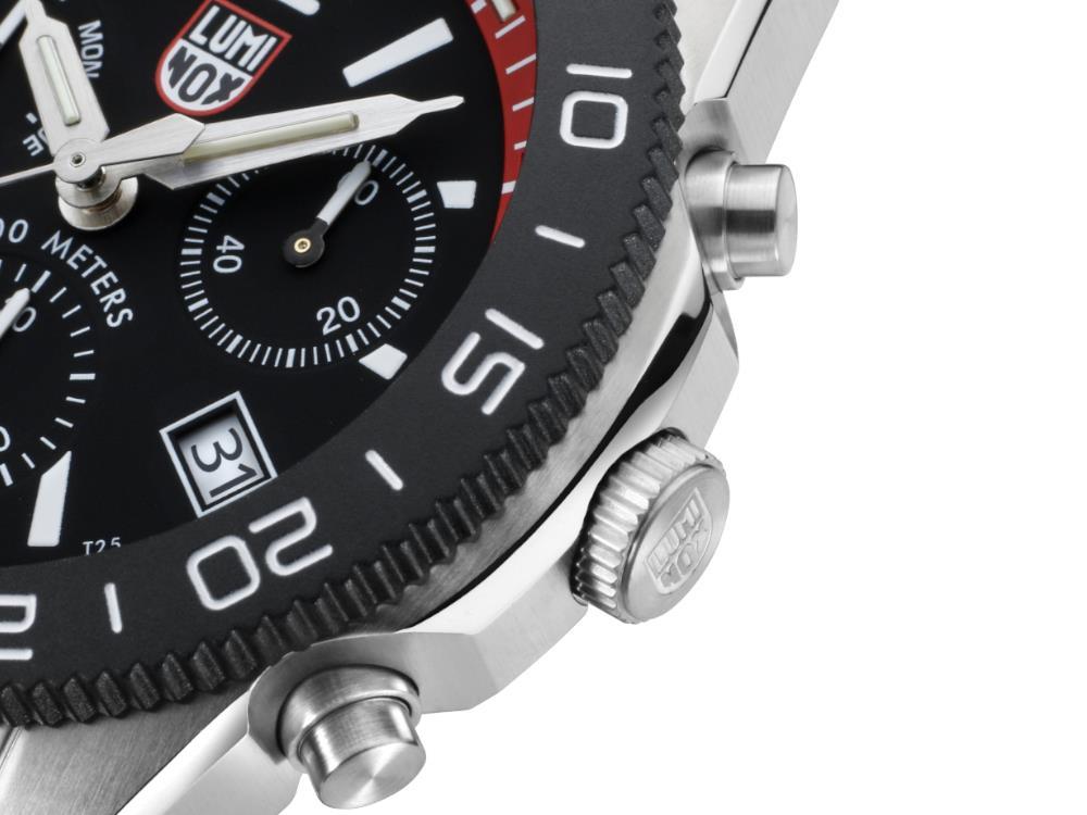 Reloj de Cuarzo Luminox Pacific Diver, CARBONOX, Negro, 44 mm, 20 atm, XS.3155