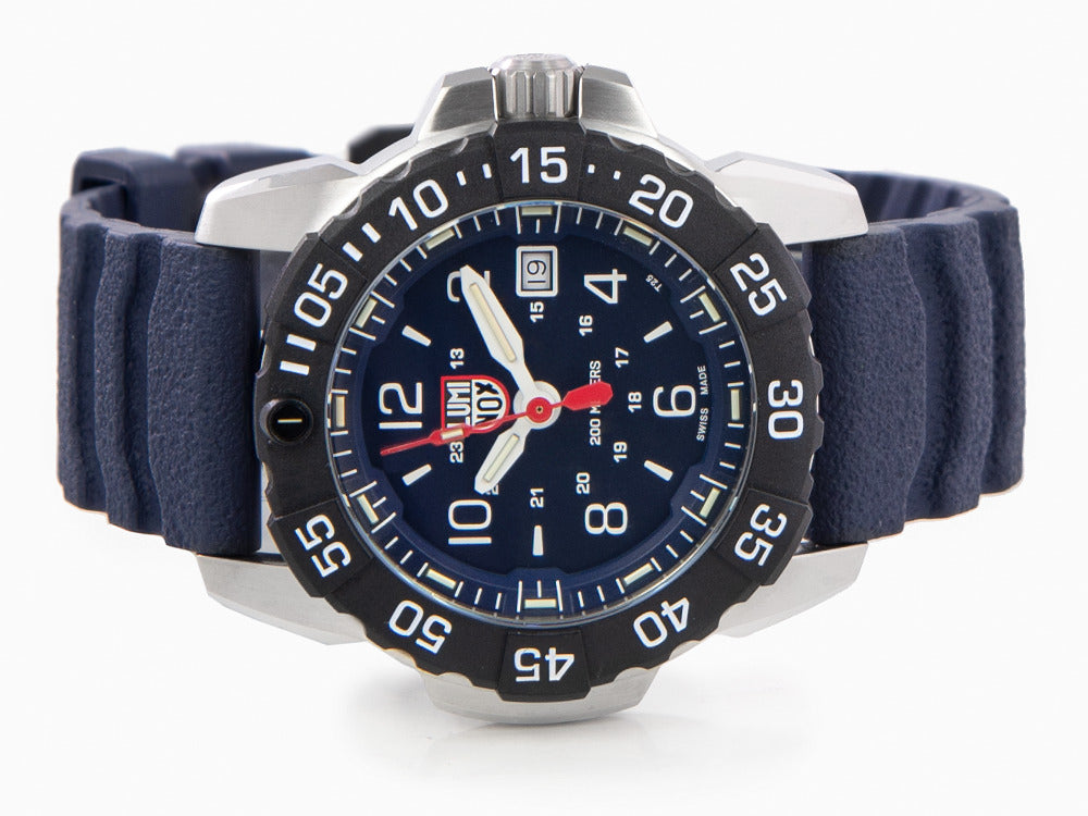 Reloj de Cuarzo Luminox Navy Seal Steel 3250 Time Date Series, Azul, XS.3253.CB