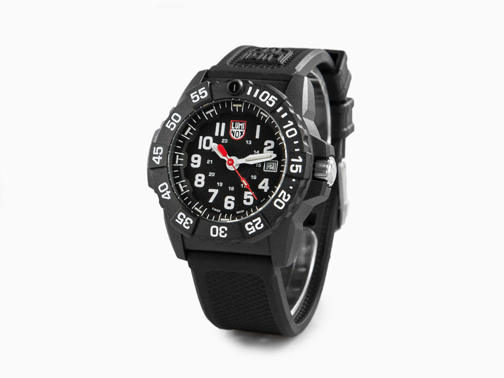 Reloj de cuarzo Luminox Sea Navy Seal 3502, Carbono, 45mm, 20 atm, Poliuretano