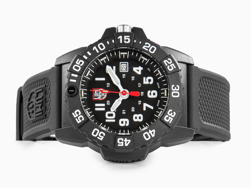 Reloj de cuarzo Luminox Sea Navy Seal 3502, Carbono, 45mm, 20 atm, Poliuretano