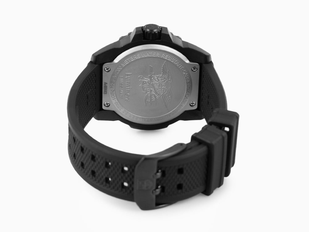 Reloj de cuarzo Luminox Sea Navy Seal 3501.BO, Negro, Carbono, 45mm, 20 atm