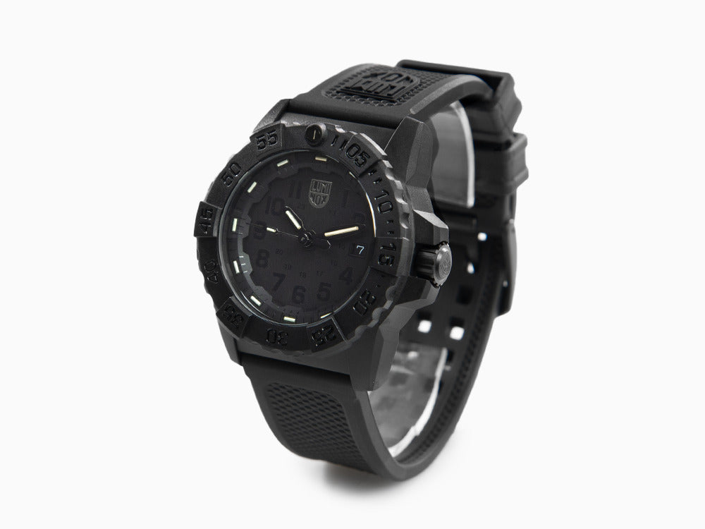 Reloj de cuarzo Luminox Sea Navy Seal 3501.BO, Negro, Carbono, 45mm, 20 atm