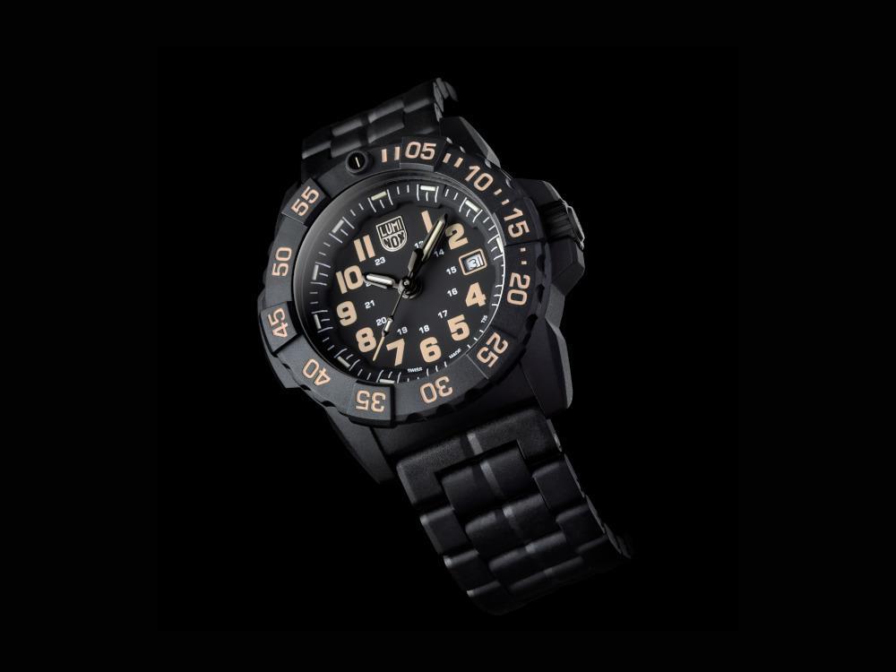 Reloj de Cuarzo Luminox Sea Navy Seal, Negro, CARBONOX™, 45 mm, 20 atm, XS.3510