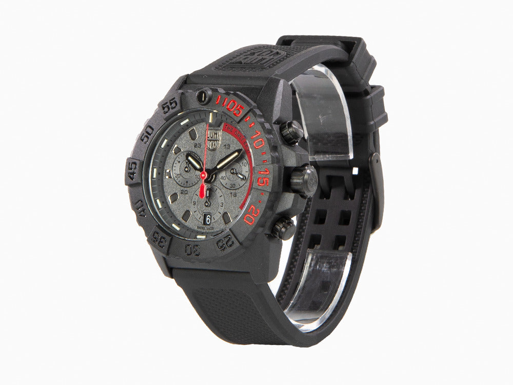 Reloj de Cuarzo Luminox Sea Navy Seal Chronograph 3580 Series, Negro, XS.3581.EY