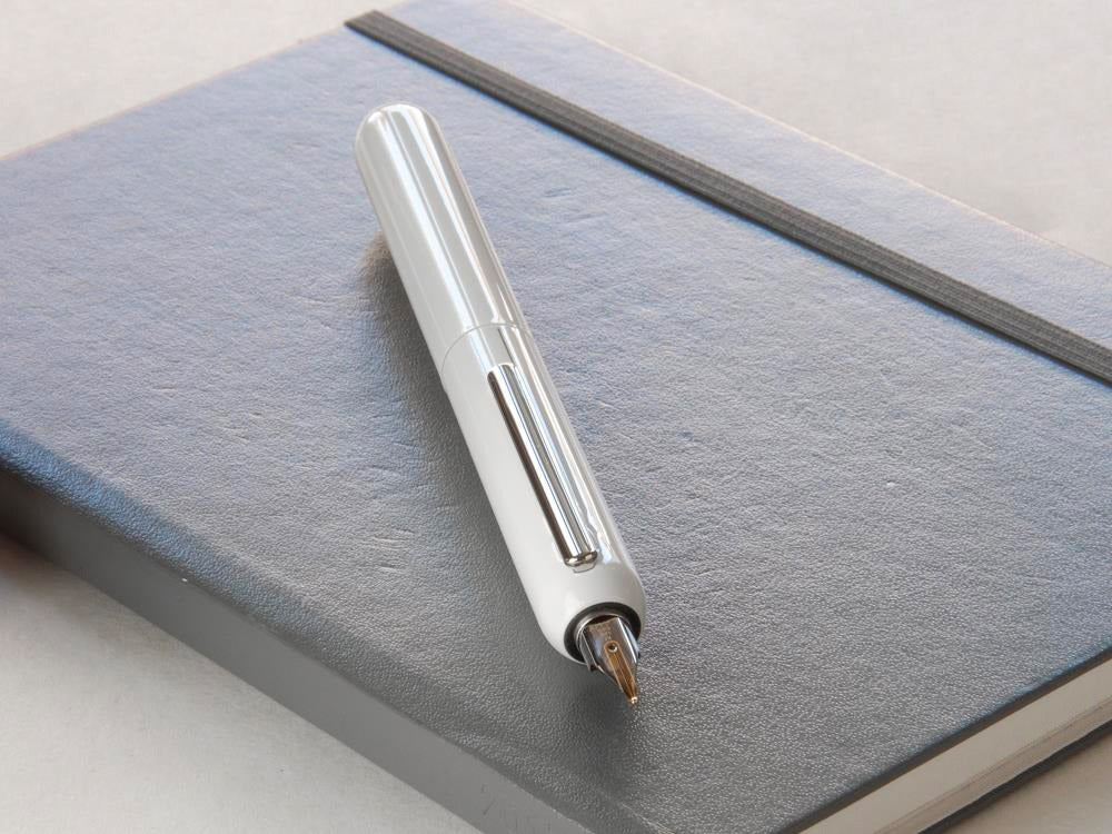 Pluma Estilográfica Lamy Dialog 3 Pianowhite, Platinado, Blanco, 1228089