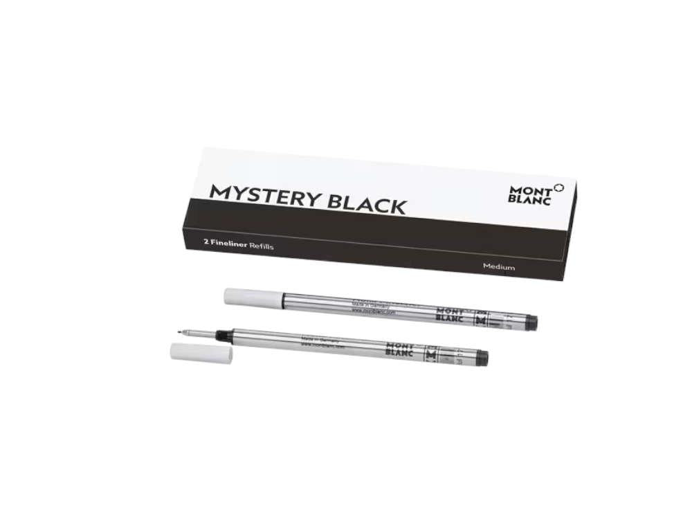 Recarga para fineliner Montblanc Mystery Black, Medio, 128246