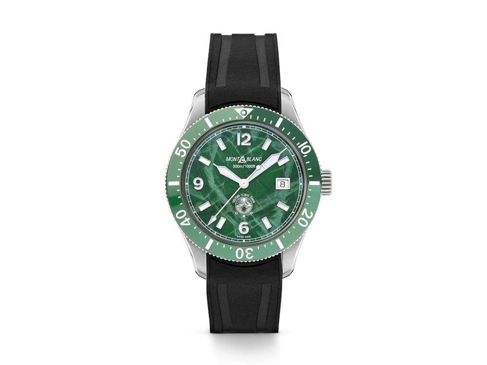 Reloj Automático Montblanc 1858 Iced Sea, Cerámica, Verde, 41 mm, 129765