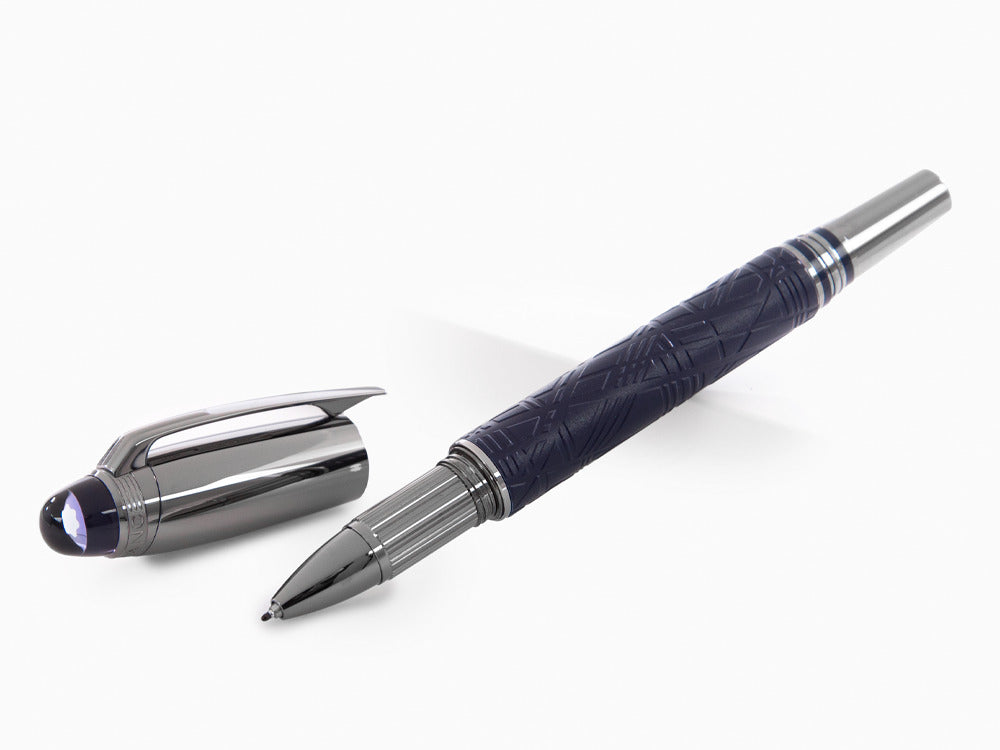 Fineliner Montblanc StarWalker SpaceBlue Doué, Adornos en rutenio, 130216